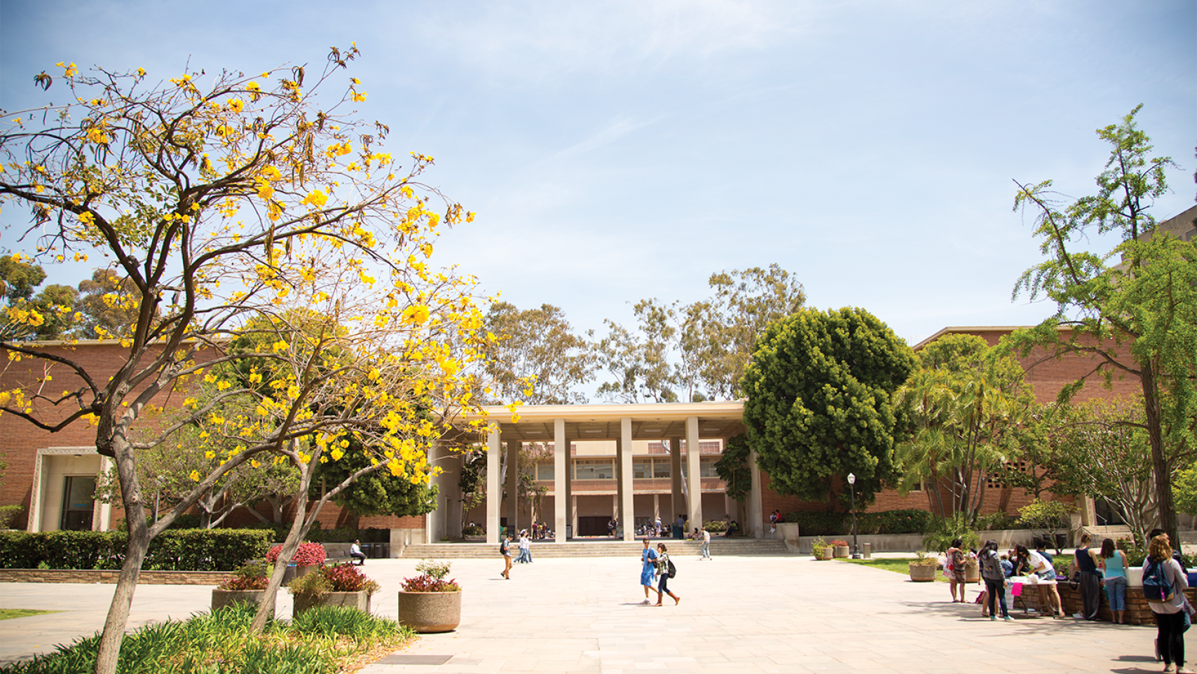 An image of the Court of Sciences at the south campus of UCLA